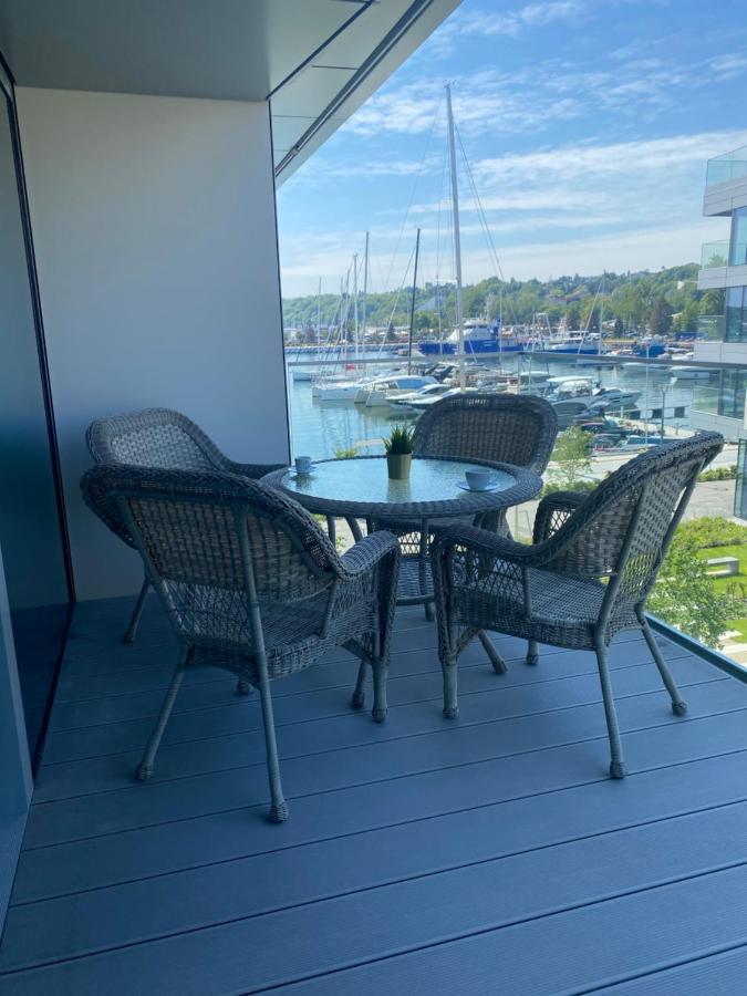 Apartament Gdynia Yacht Park Marina Luksusowy Apartament Nad Morzem Leilighet Eksteriør bilde